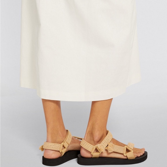 ARIZONA LOVE Trekky raffia-trimmed canvas platform sandals 7, 9 - Picture 5 of 11